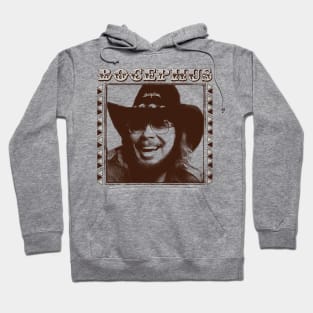 Hank Williams Jr / Bocephus \ Vintage Faded Style Fan Design Hoodie